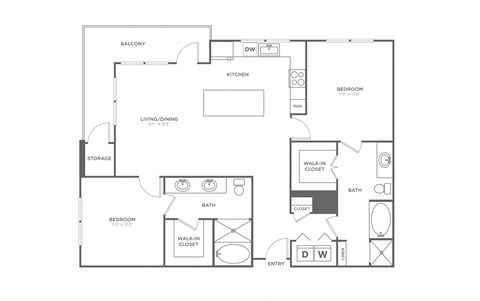 4110 Fairmount Street Studio-2 Beds Apartment for Rent - Photo Gallery 44